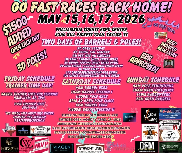 Flyer 1 for Barrel Race