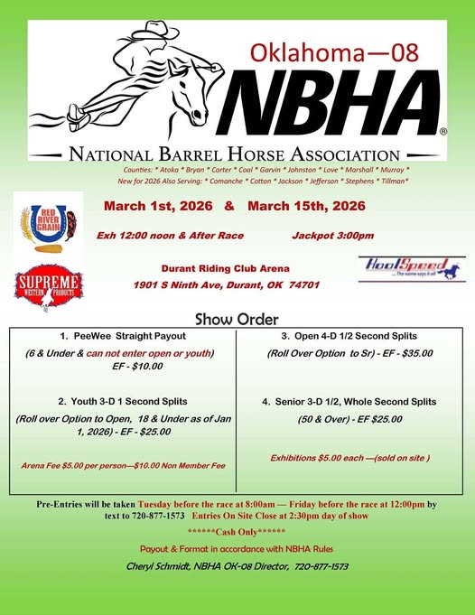 Flyer 1 for Barrel Race