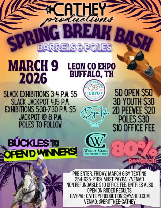 Flyer 1 for Barrels & Poles