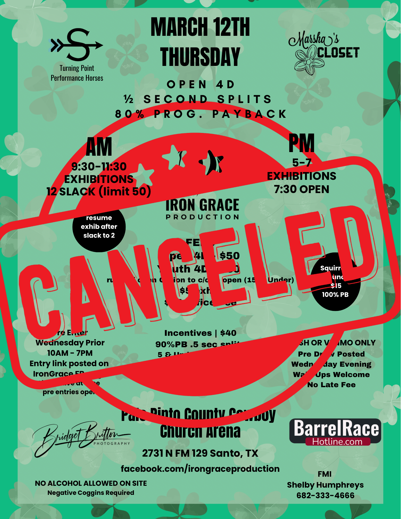 Flyer 1 for Open 4D Barrel Race