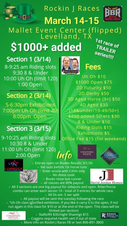 Flyer 1 for Barrel Race