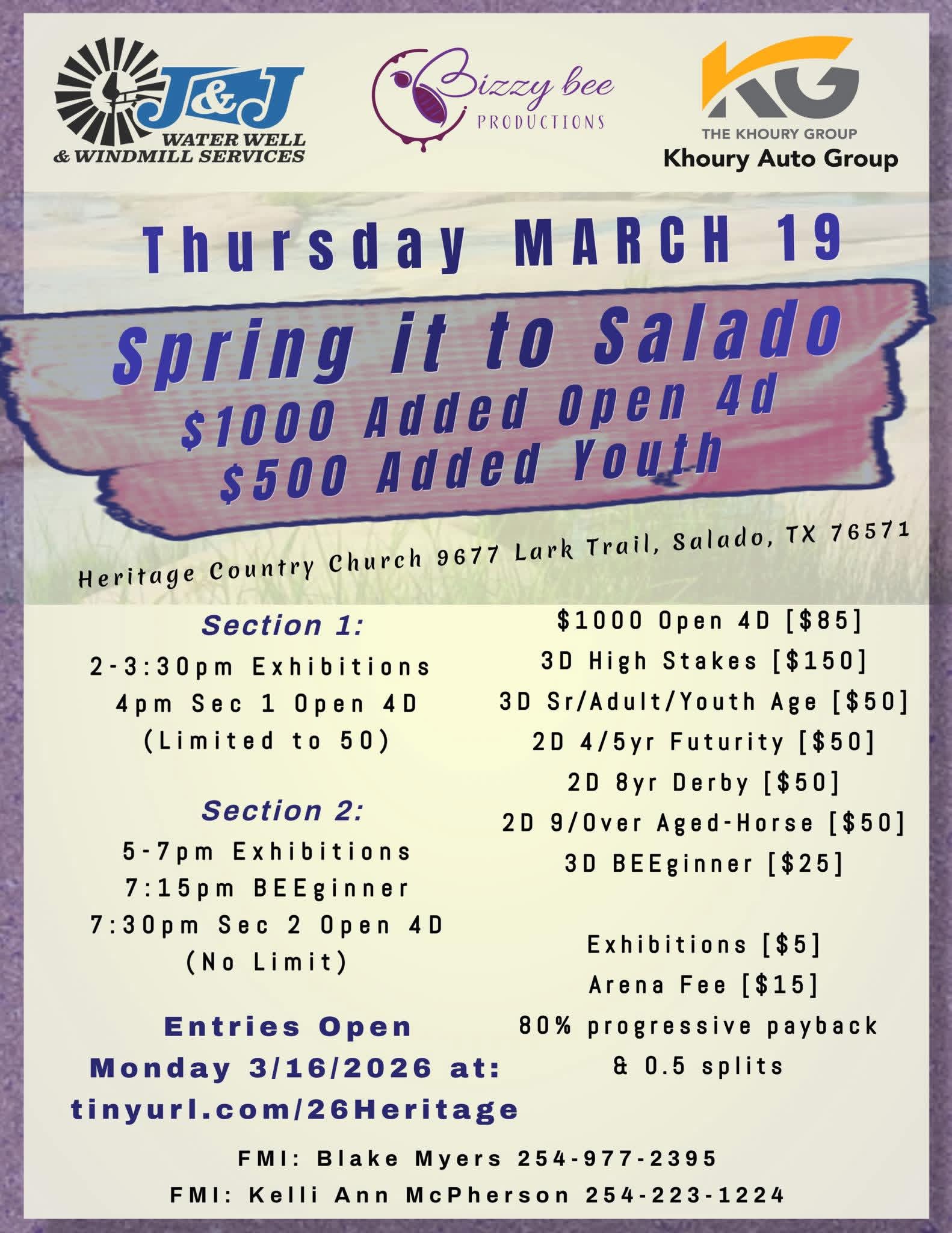 Flyer 1 for Spring it to Salado