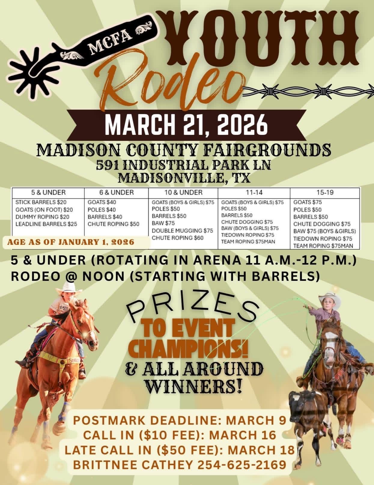 Flyer 1 for Youth Rodeo