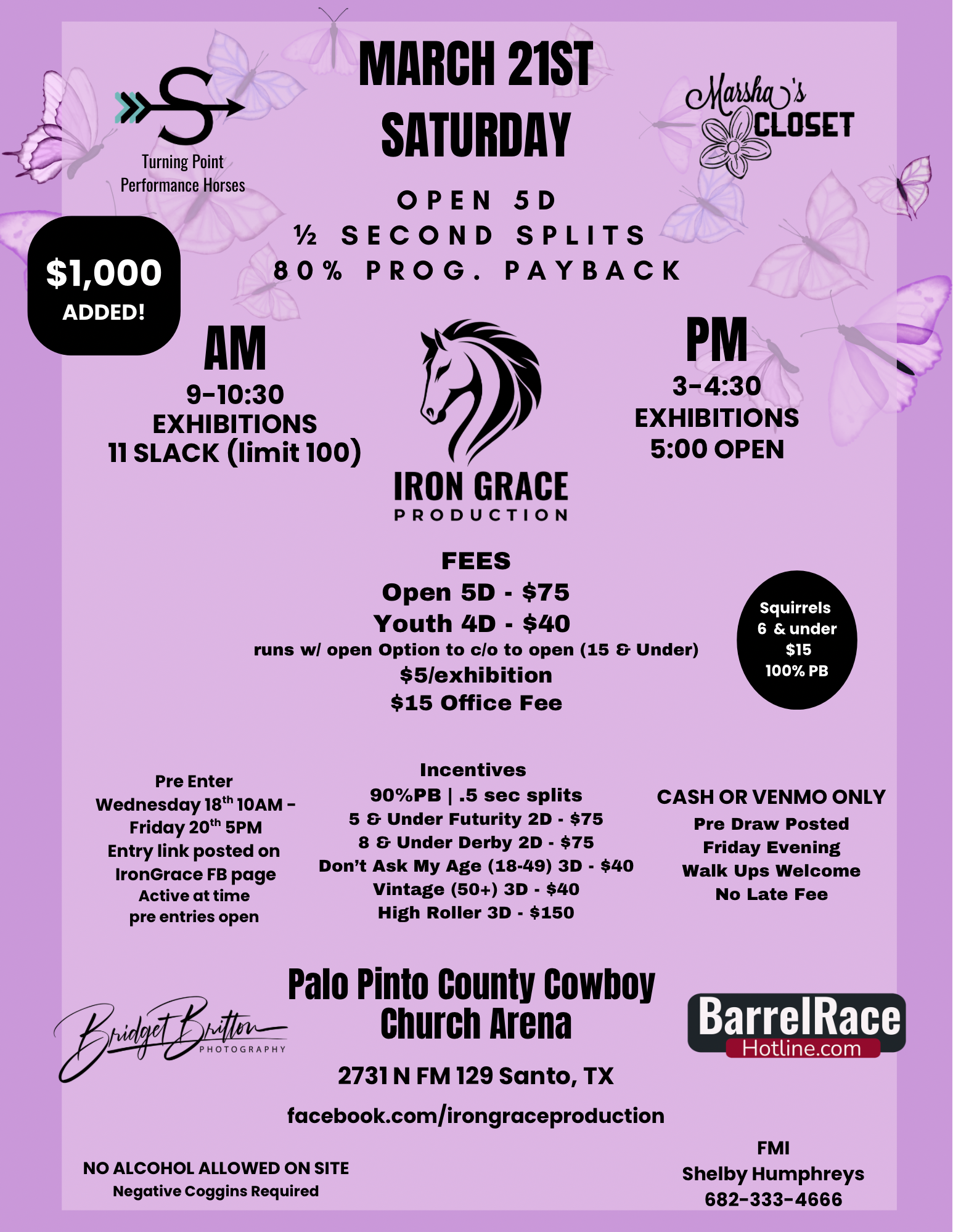 Flyer 1 for Open 5D Barrel Race
