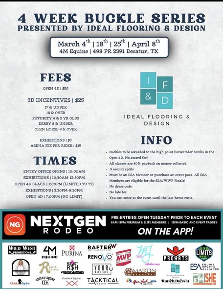 Flyer 1 for Barrel Race