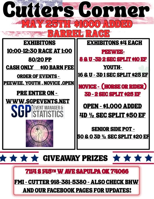 Flyer 1 for Barrel Race
