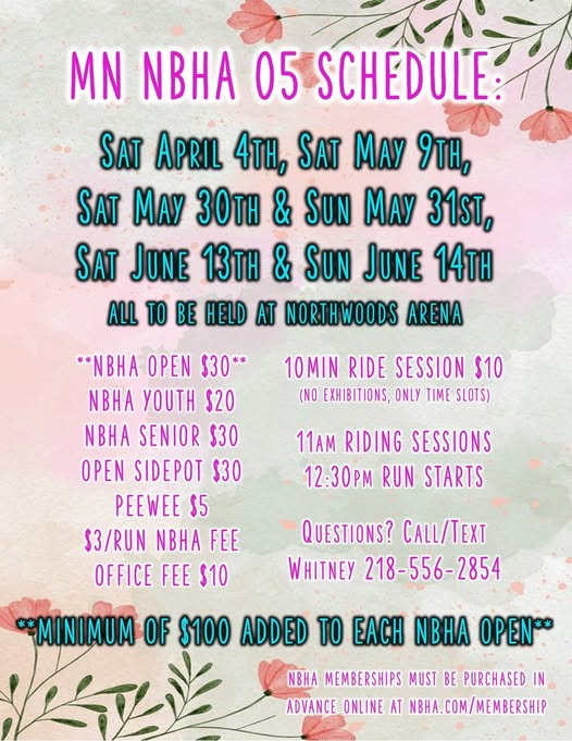 MN NBHA 05 Schedule