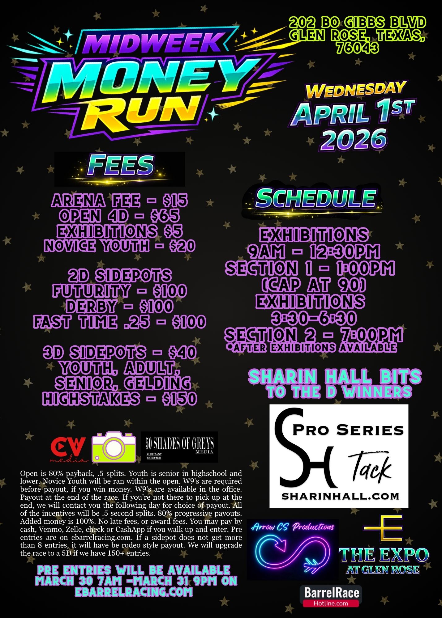 Flyer 1 for Midweek Money Run