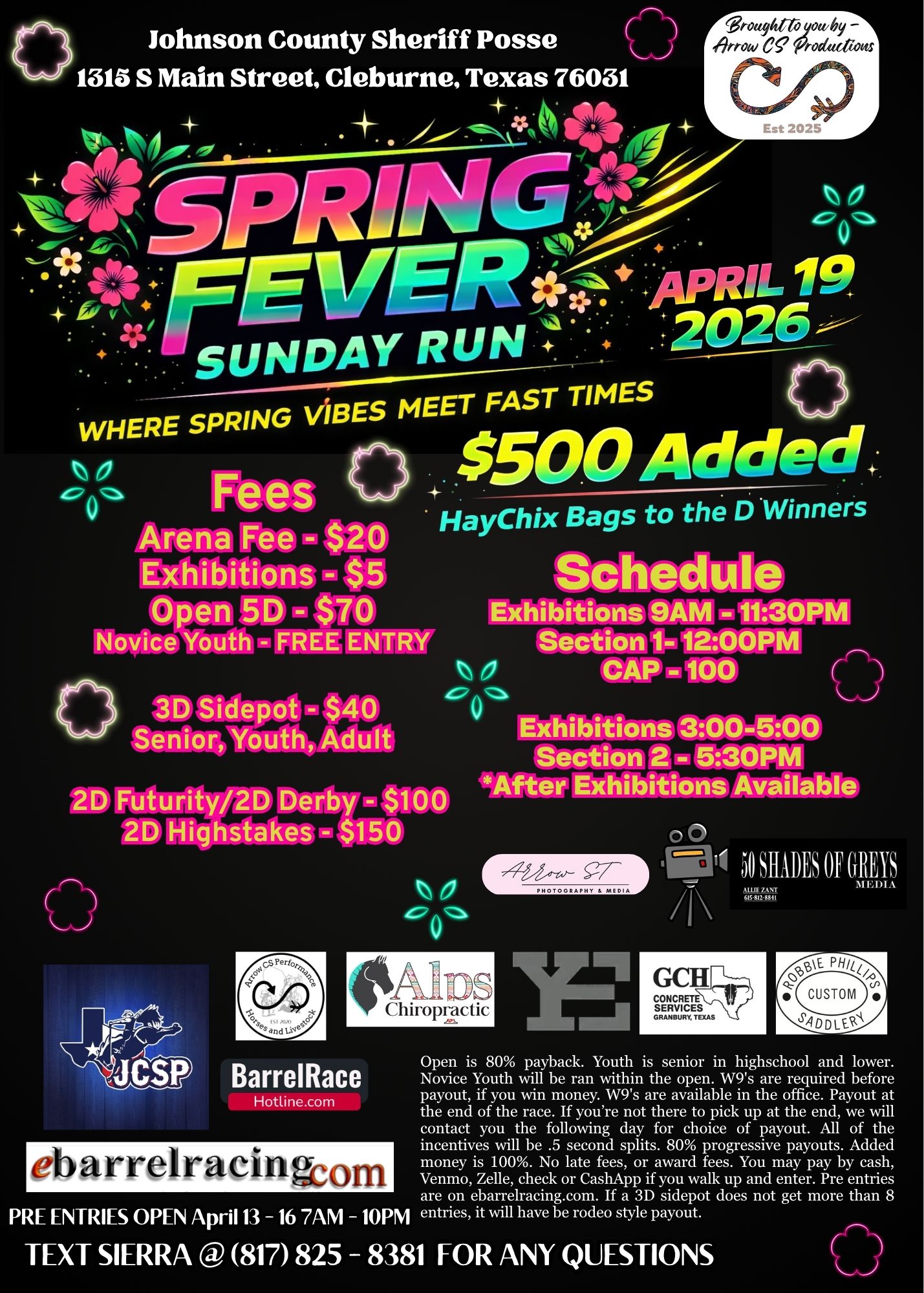 Flyer 1 for Spring Fever Sunday Run