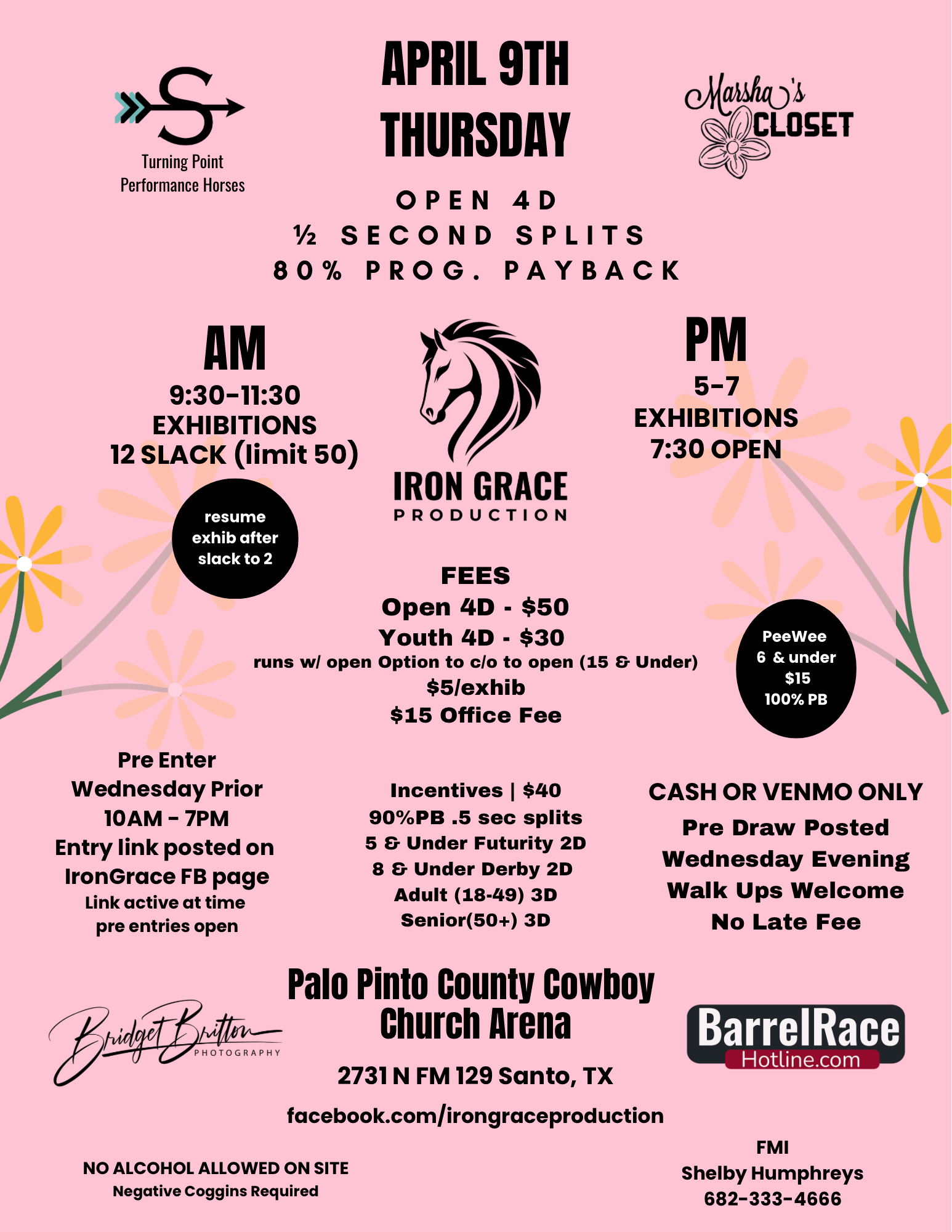 Flyer 1 for Iron Grace Production 2026