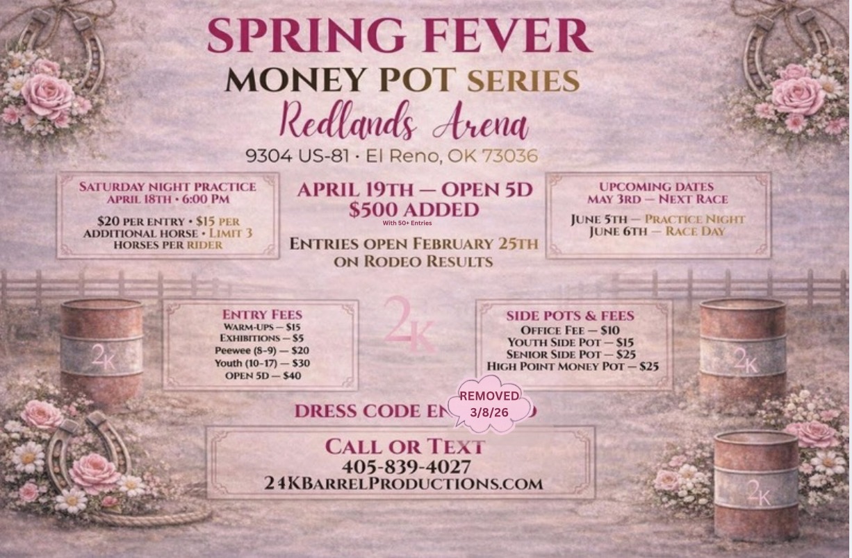 Flyer 1 for Spring Fever Money Pot Series