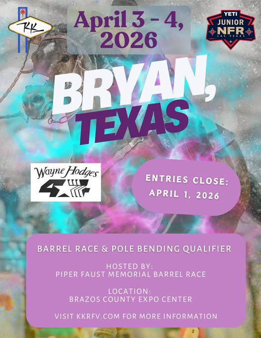 Flyer 1 for Barrel race