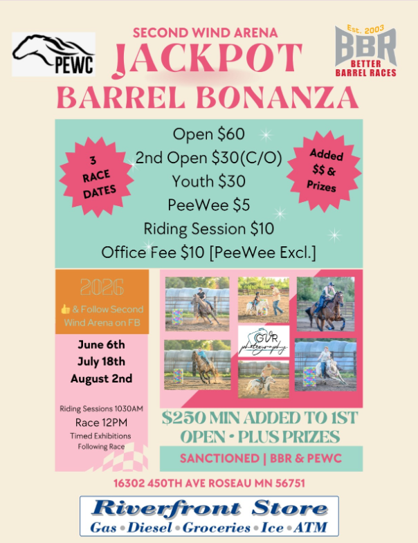 Second Wind Arena Jackpot Barrel Bonanza