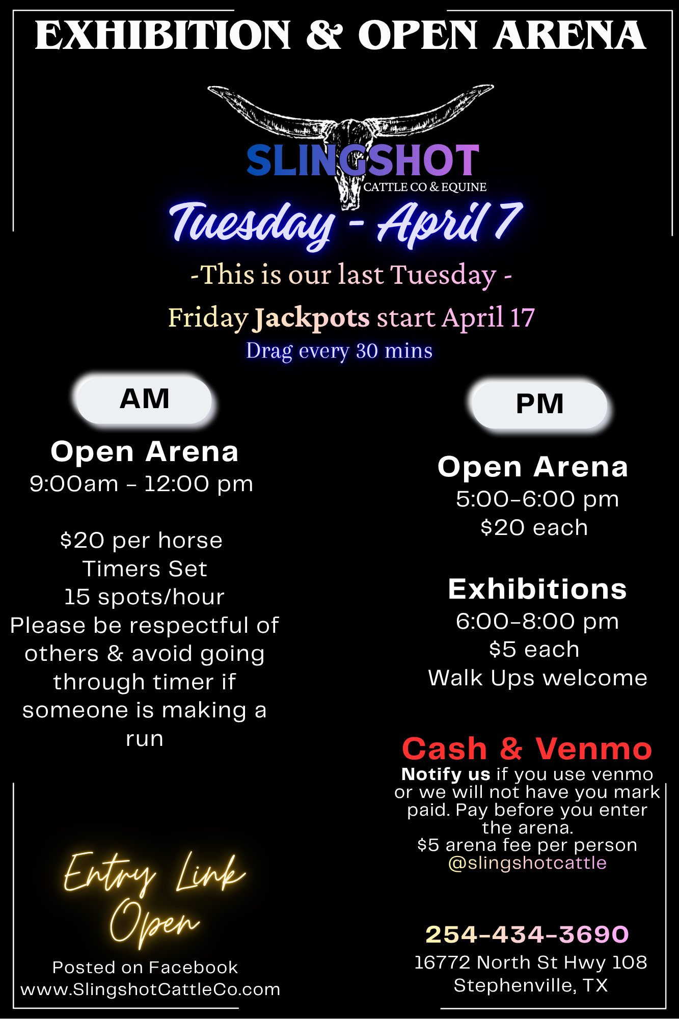 Flyer 1 for Exhibition & Open Arena Day