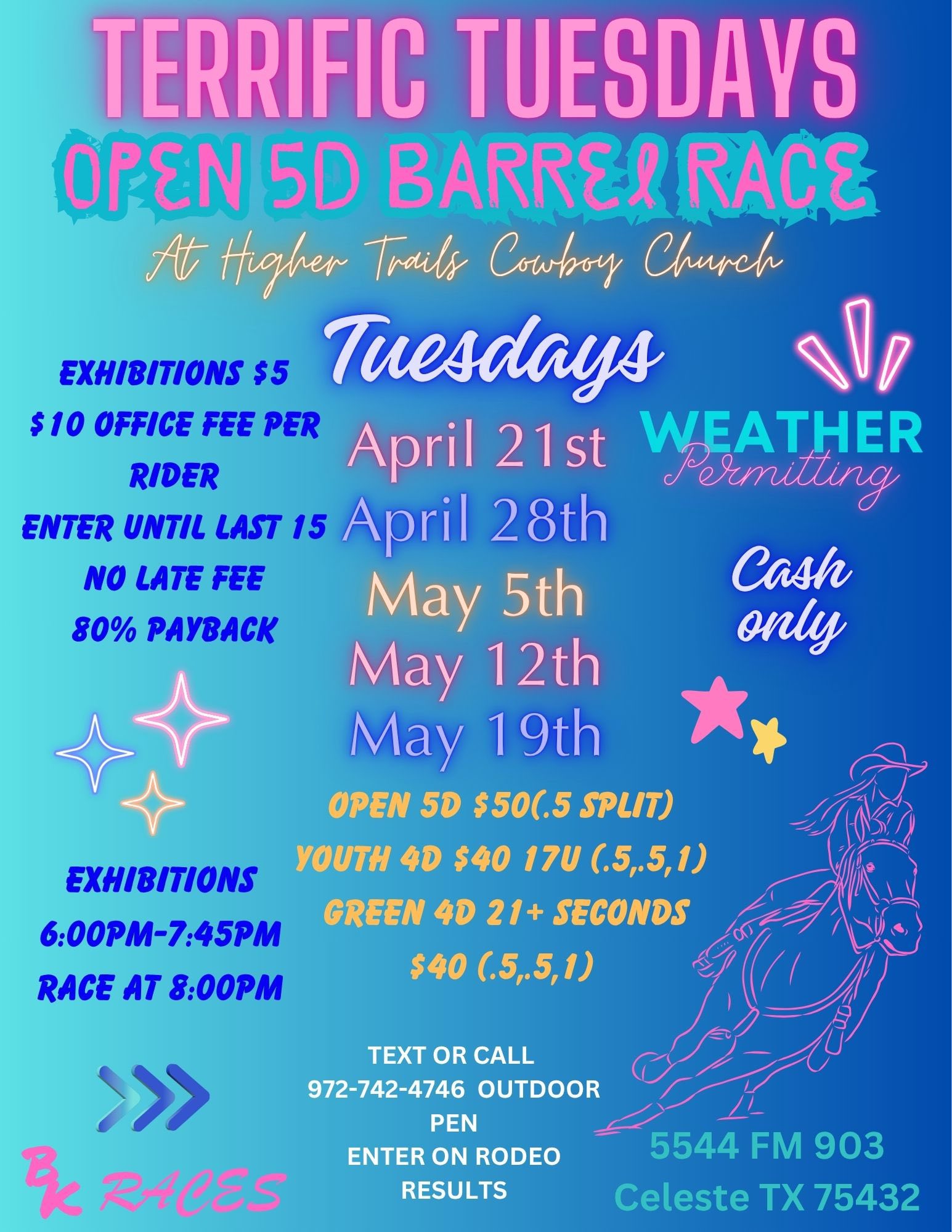 Flyer 1 for Barrel Race Series