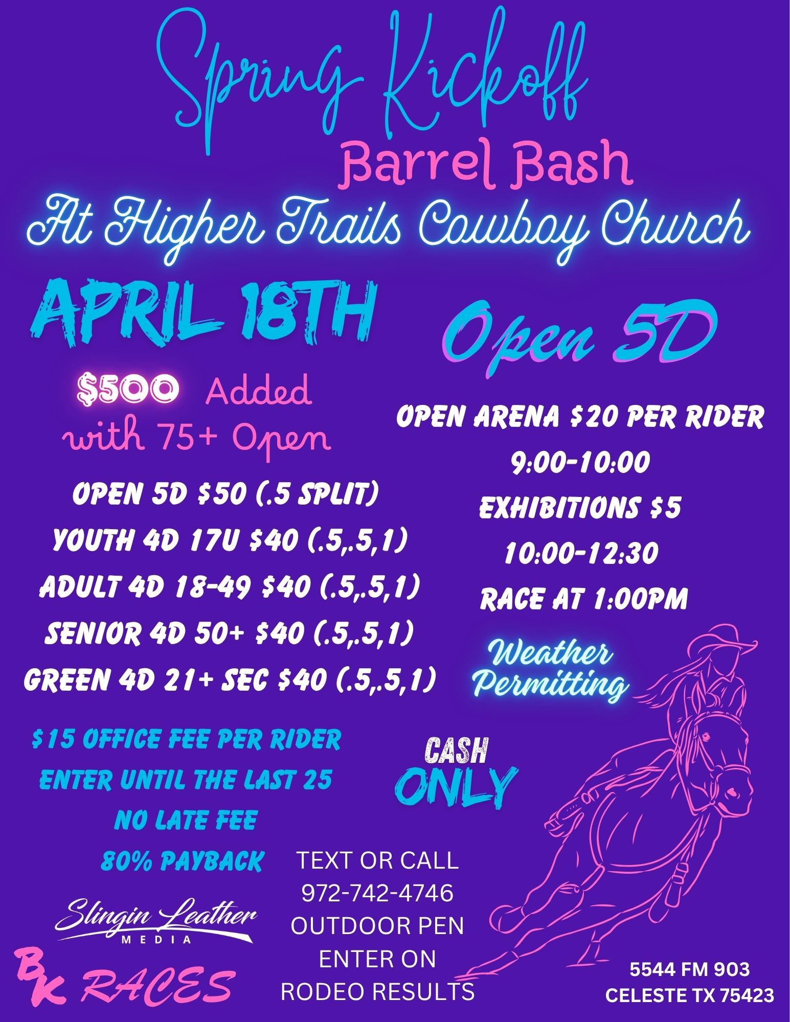Flyer 1 for Barrel Race