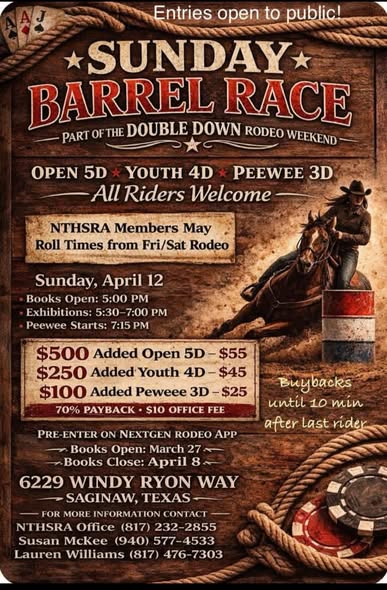 Flyer 1 for Barrel Race