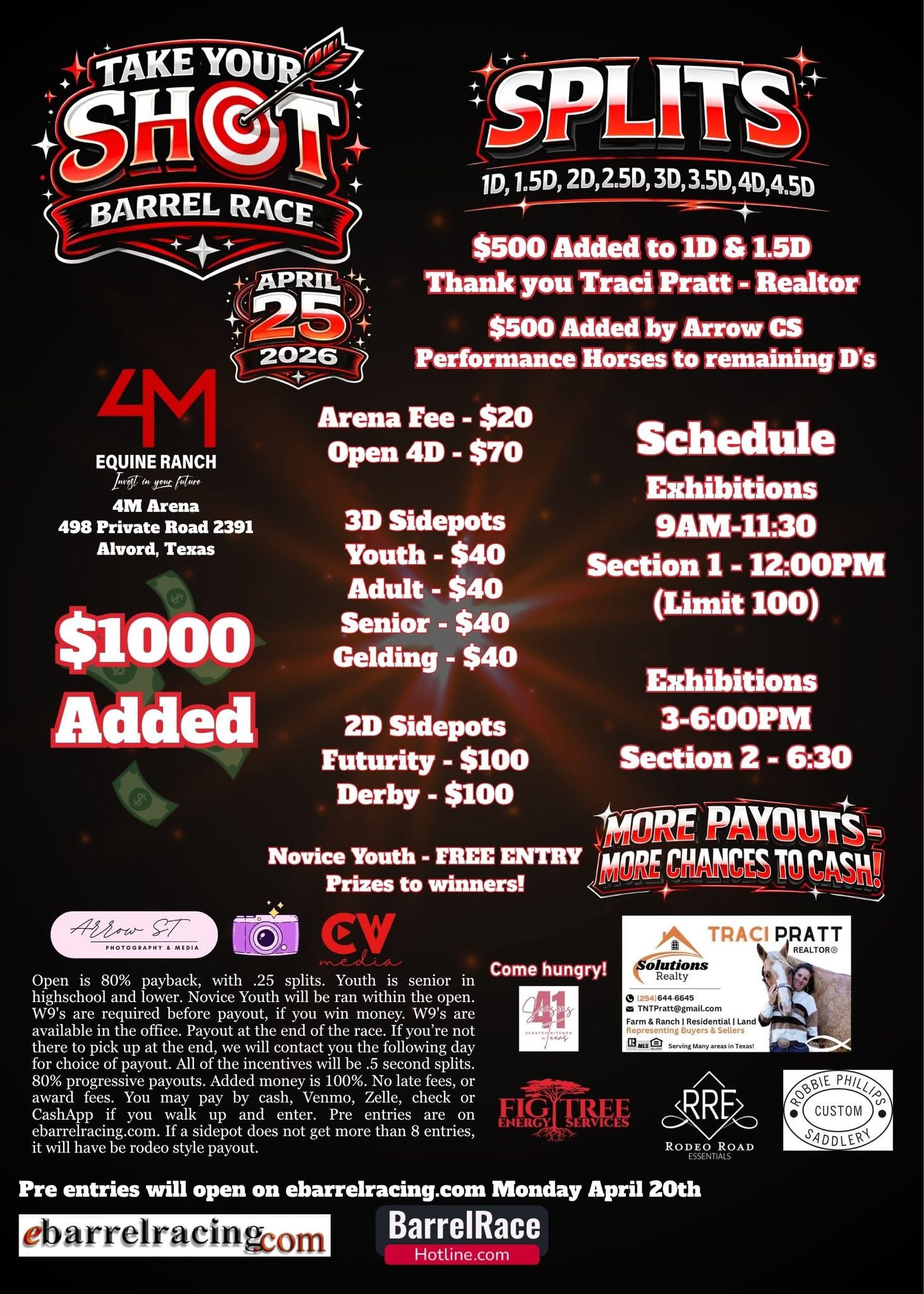 Flyer 1 for Take Your Shot Barrel Race