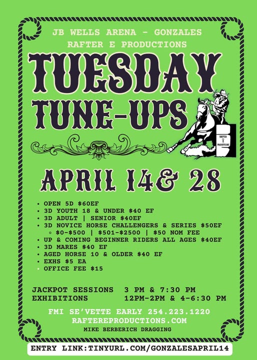 Flyer 1 for Barrel Race - New Flyer