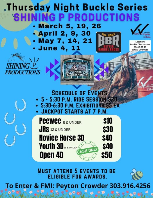 Flyer 1 for Barrel Racing Series