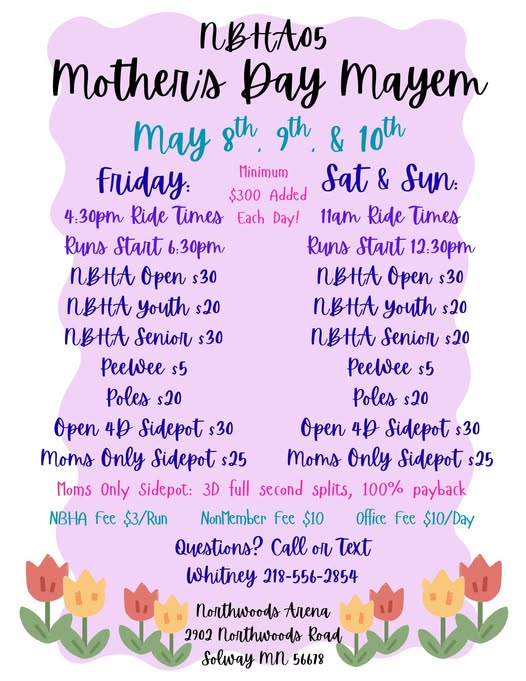 Flyer 1 for MN NBHA 05 Barrel Race