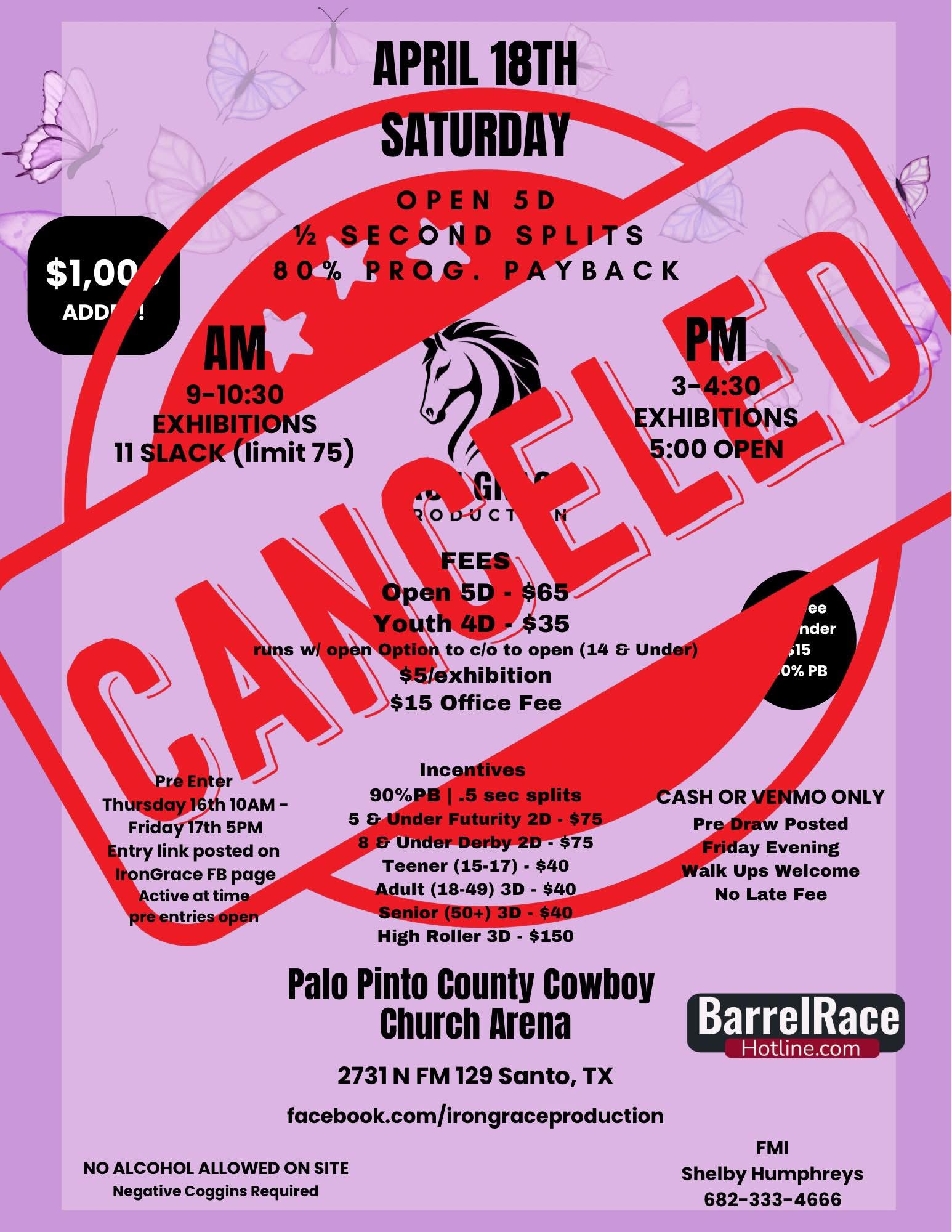 Flyer 1 for Iron Grace Production 2026