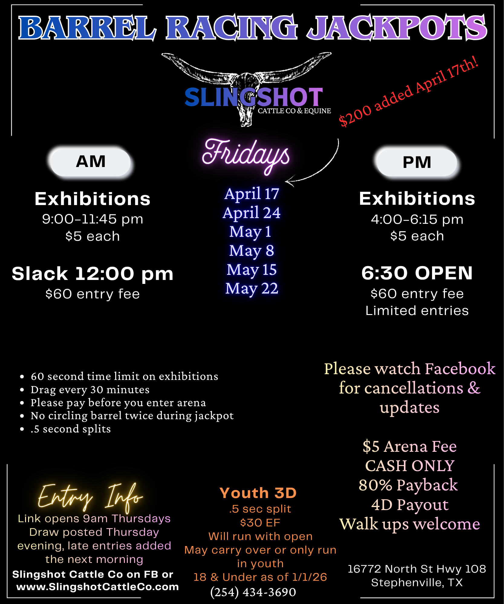 Flyer 1 for Friday Night Jackpots