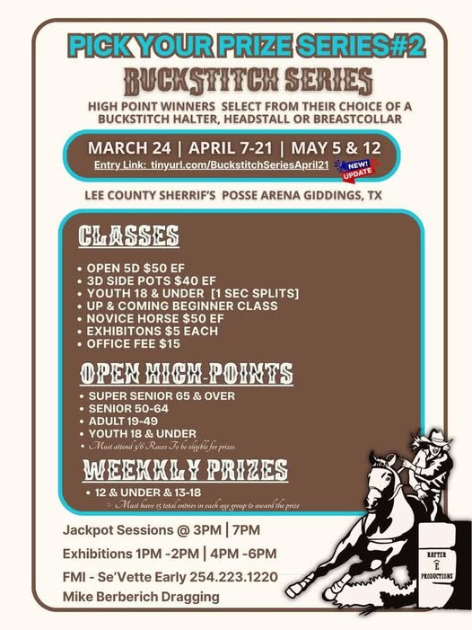 Flyer 1 for Barrel Racing Series