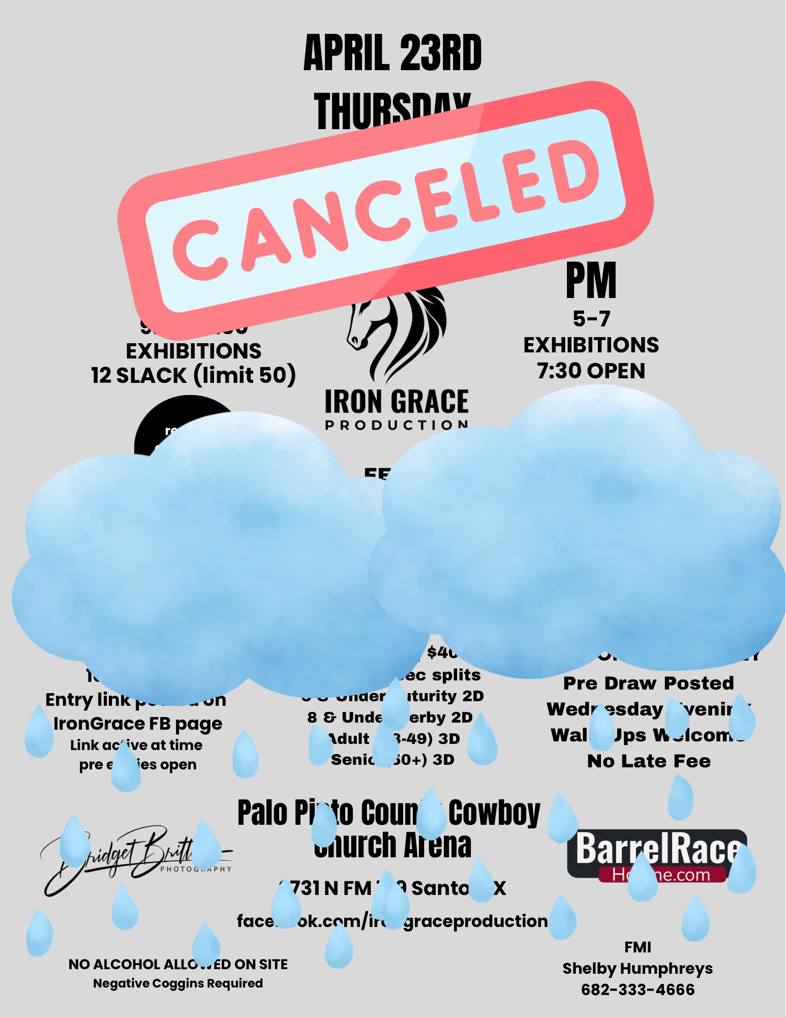 Flyer 1 for Iron Grace Production 2026