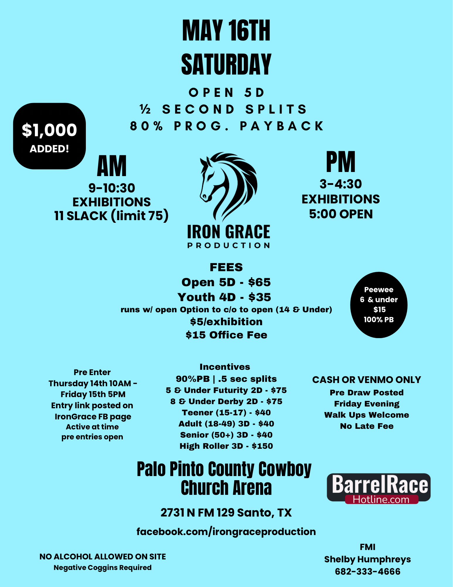 Flyer 1 for $1,000 added Open 5D