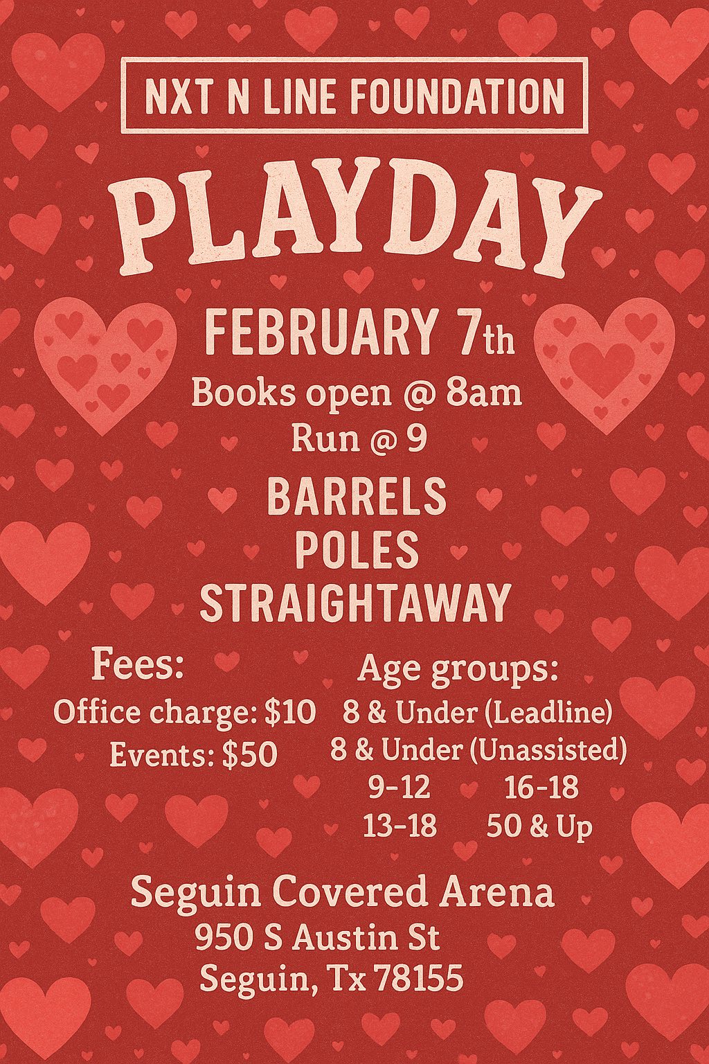 Flyer 2 for NXT N LINE Foundation 5D Jackpot and Playday