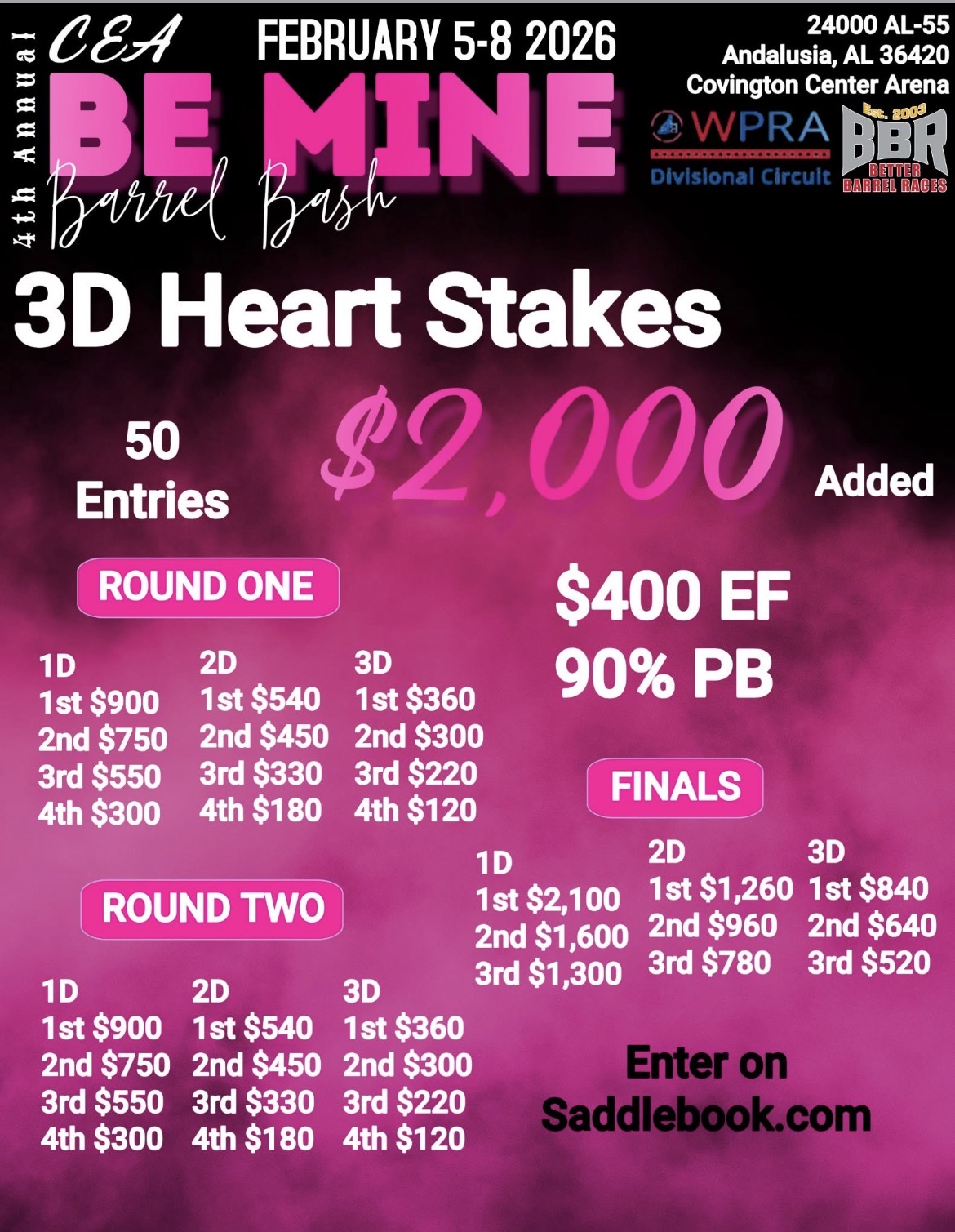 Flyer 2 for Be Mine Barrel Bash