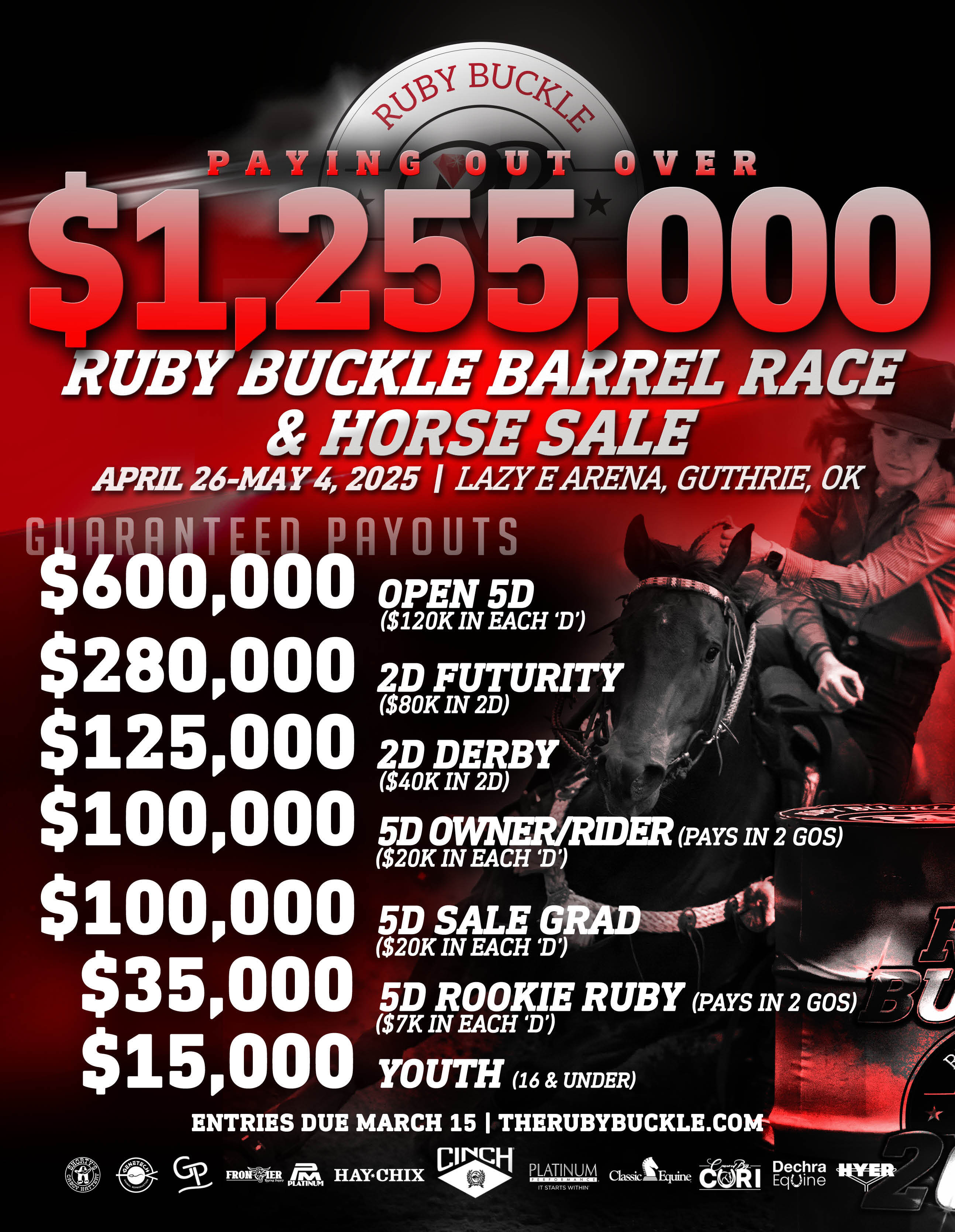 Flyer 2 for Ruby Buckle Central