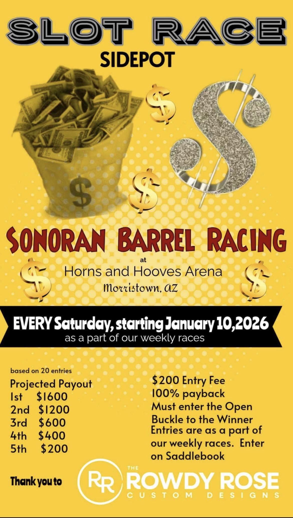 Flyer 2 for Sonoran Barrel Racing 
