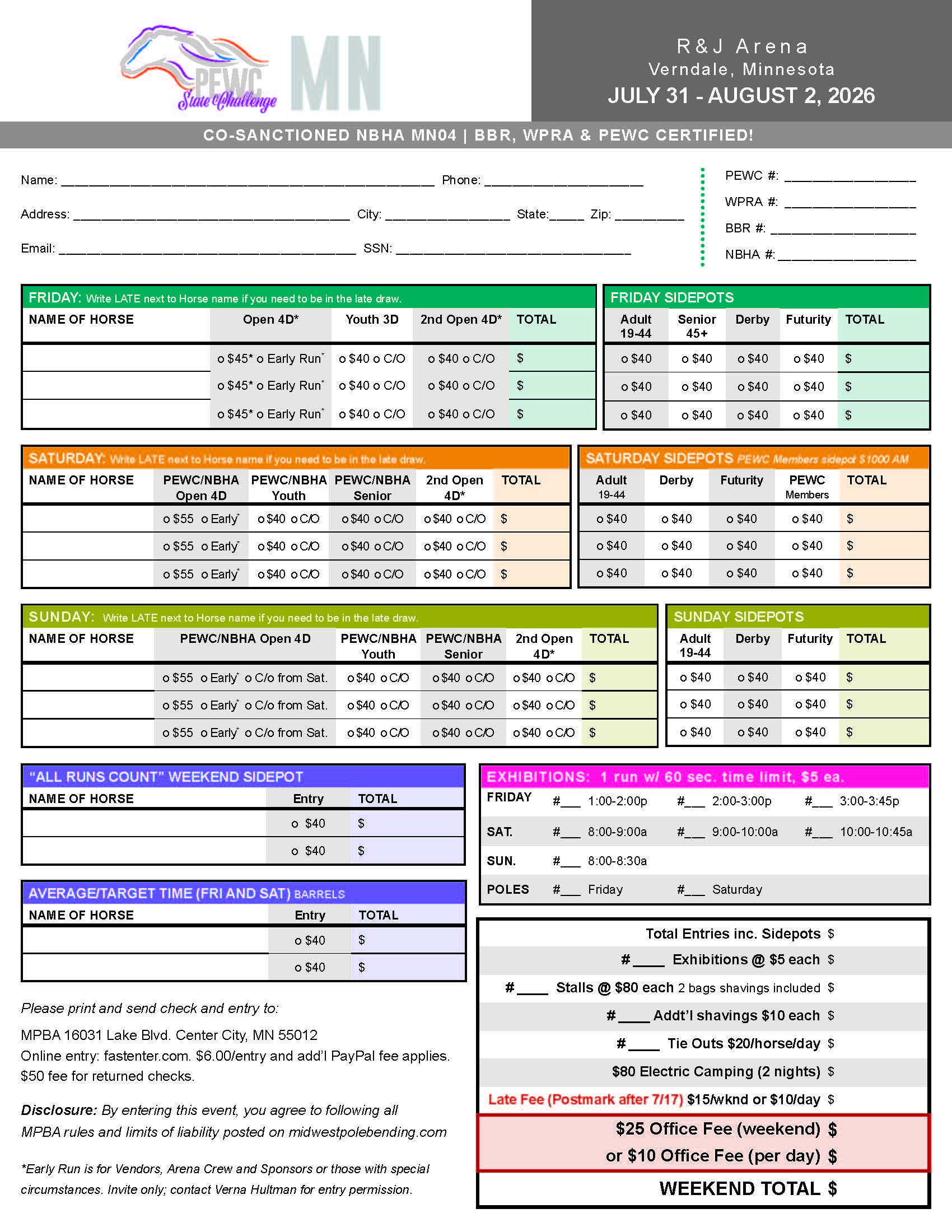 Flyer 2 for MN Challenge NBHA PEWC BBR WPRA