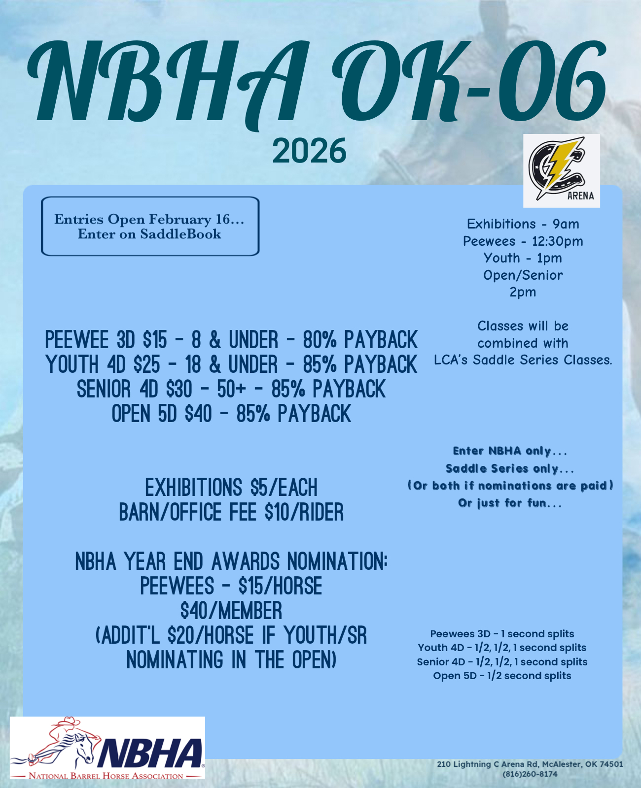 Flyer 2 for Barrel Race