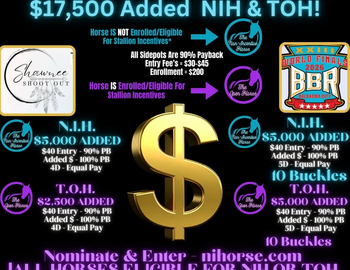 Flyer 2 for Next Level Productions, LLC Tacktical Equine Tour