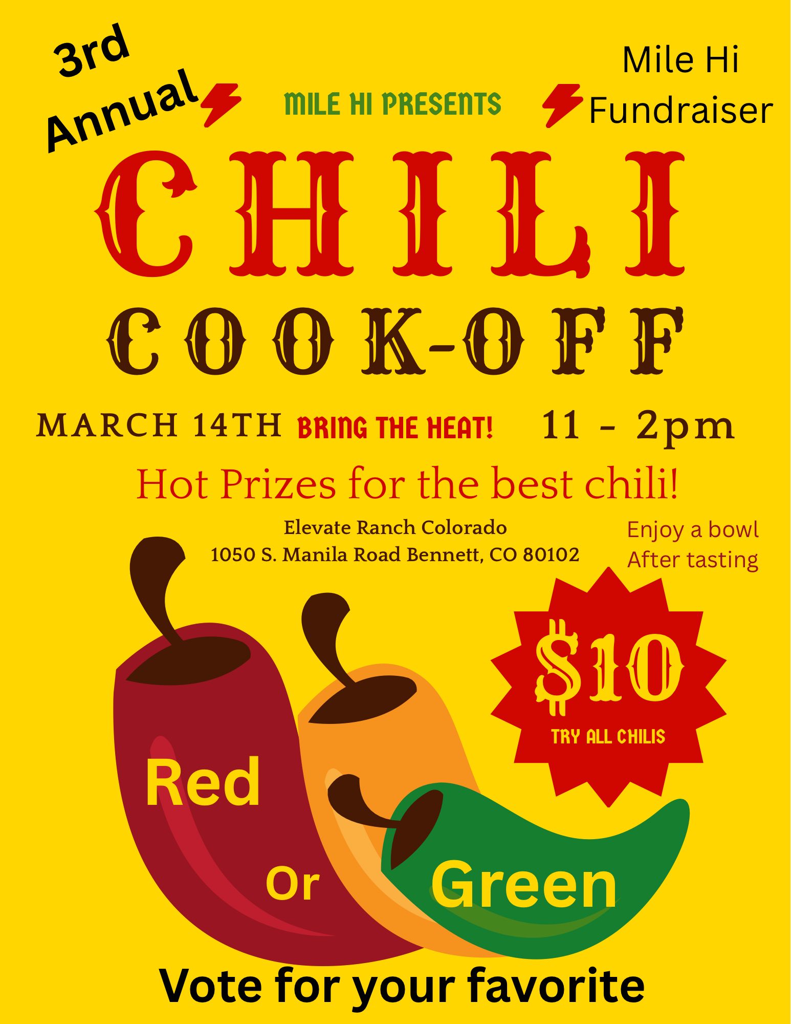 Flyer 3 for Mile Hi's Winter Festival of Events