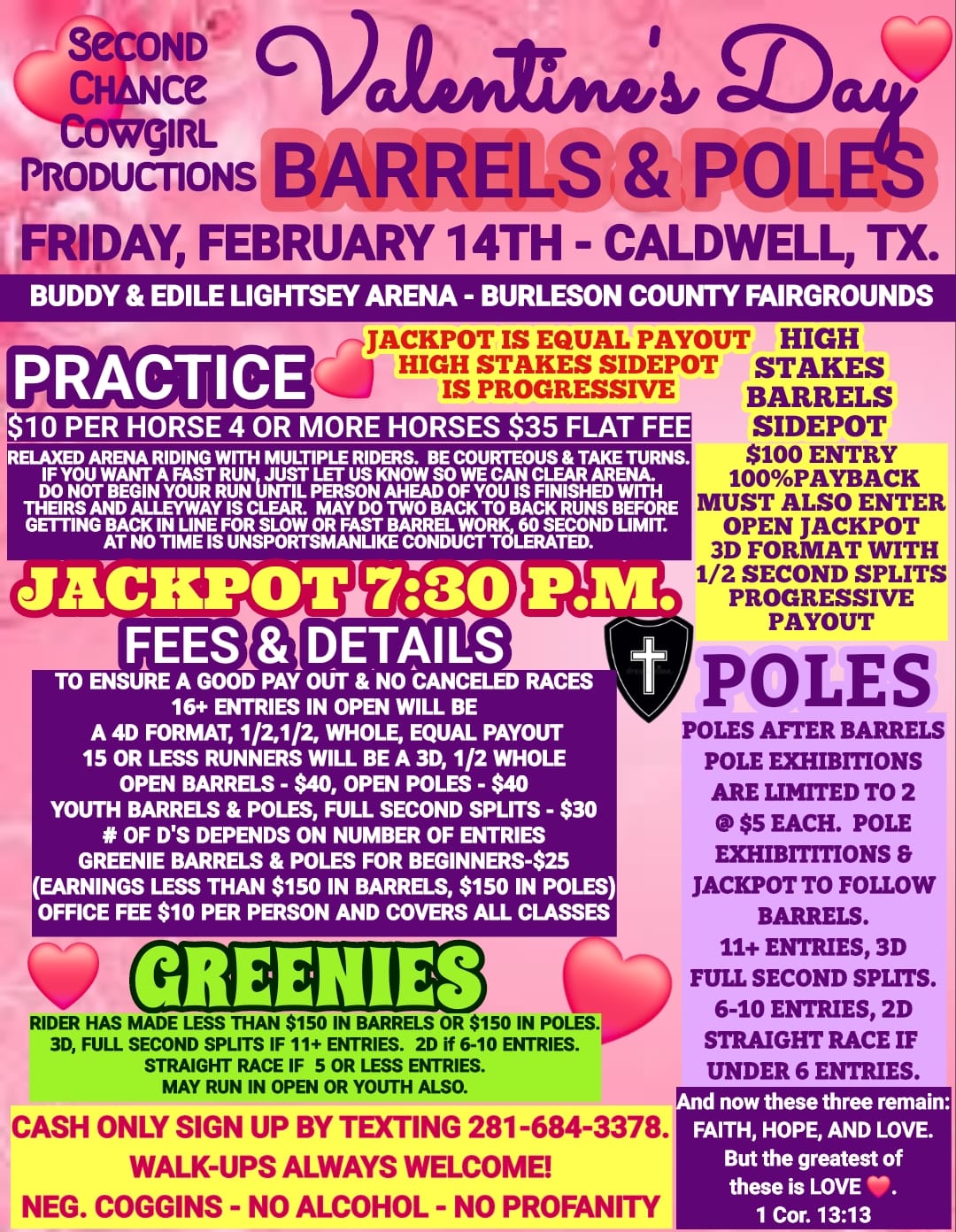 SCCP Friday Barrel Racing & Pole Bending Jackpots