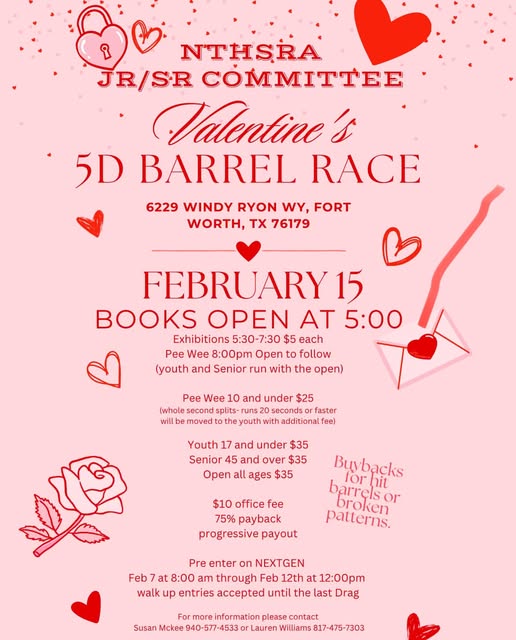 Valentines 5D Barrel Race