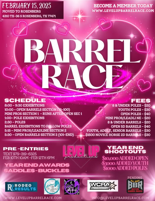 Level Up Barrel Race