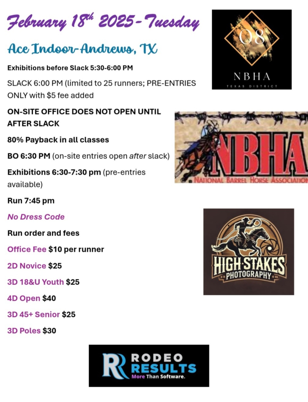 NBHA TX 08 Barrels & Poles