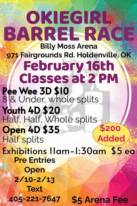 Okie Girl Barrel Race